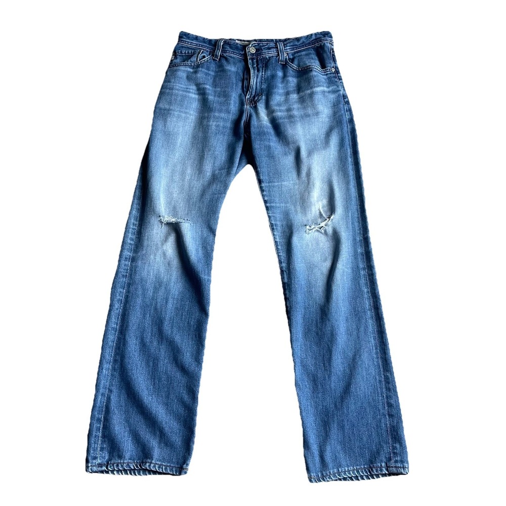 AG Adriano Goldschmied The Protege Straight Leg Mens Blue Jeans 31 USA Made